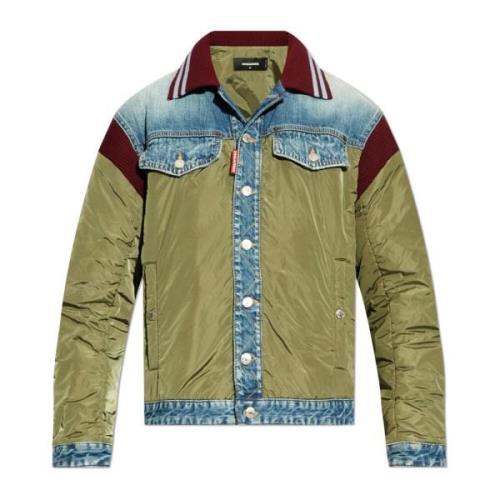 Dsquared2 Jacka gjord av kombinerade material Multicolor, Herr