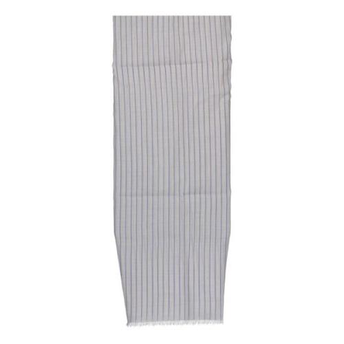 Gant White Cotton Scarf White, Herr