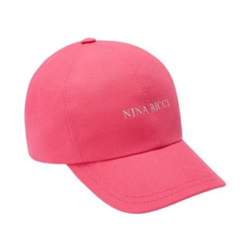 Nina Ricci Bomull Baseballkeps Pink, Dam