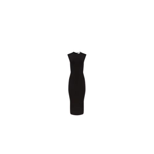 Nina Ricci Svart ärmlös klänning - Elegant stil Black, Dam