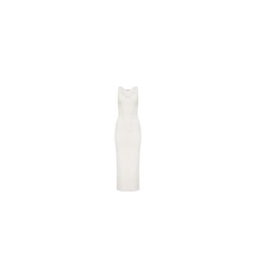 Nina Ricci Off White Corset Detail Klänning White, Dam