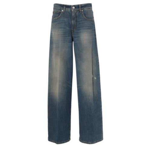 Nine In The Morning Overcarrot Woman Denim Jeans Blue, Dam