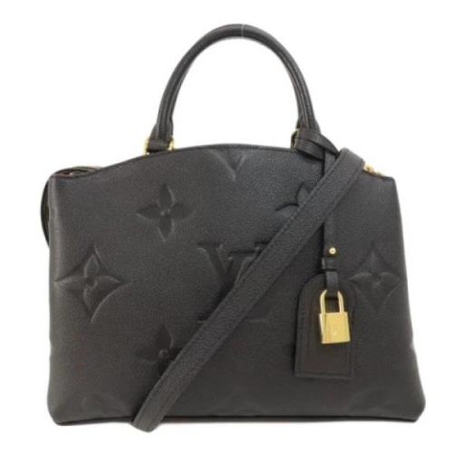 Louis Vuitton Vintage Pre-owned Tyg louis-vuitton-vskor Black, Dam