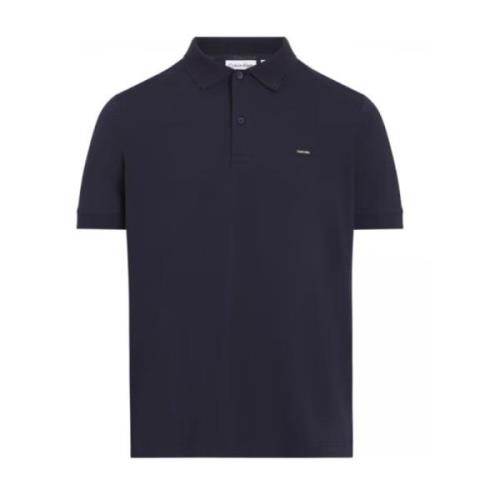 Calvin Klein Slim Fit Thermo Tech Pique Polo Blue, Herr