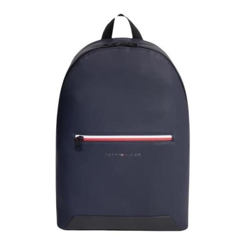 Tommy Hilfiger Essentiell Dome Ryggsäck för Män Blue, Herr