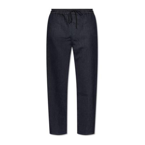 Rag & Bone Byxor med logotyp Blue, Herr