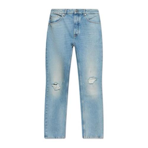 Palm Angels Jeans med vintageeffekt Blue, Herr