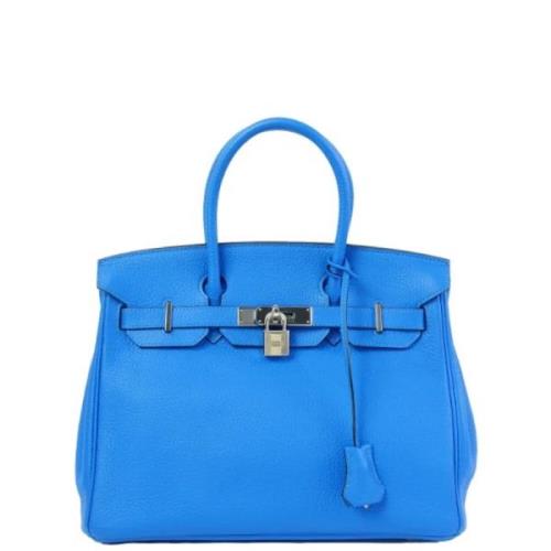 Hermès Vintage Pre-owned Tyg handvskor Blue, Dam