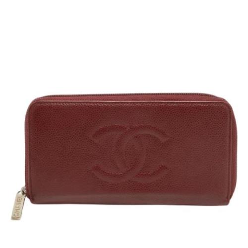 Chanel Vintage Pre-owned Laeder chanel-vskor Red, Dam