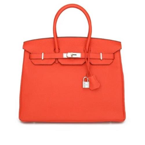 Hermès Vintage Pre-owned Laeder handvskor Orange, Dam