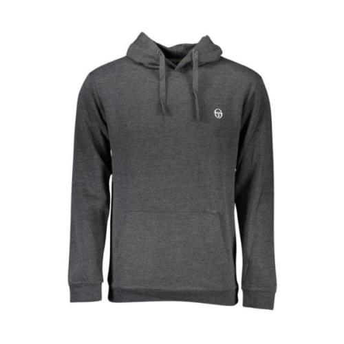 Sergio Tacchini Grå Hoodie med Logobrodyr Gray, Herr