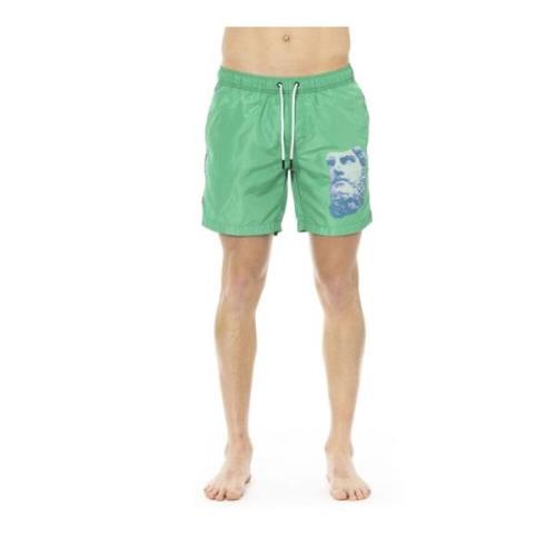 Bikkembergs Herr Badkläder Kollektion Vår/Sommar Green, Herr