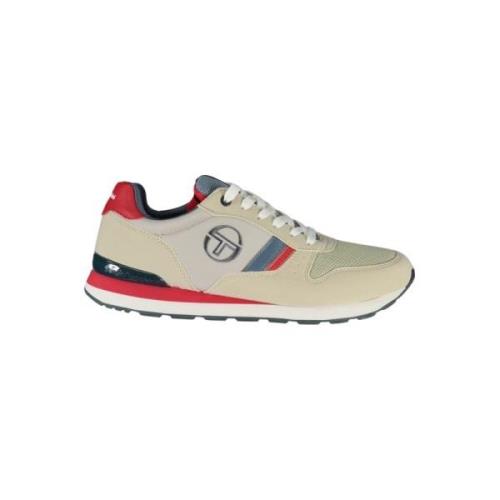 Sergio Tacchini Grå Broderade Sportsneakers Med Snörning Multicolor, H...