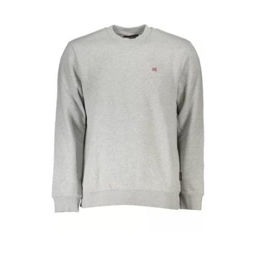 Napapijri Crewneck Sweater Gray, Herr