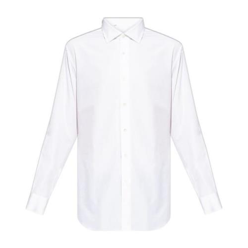 Brioni Klassisk Skjorta White, Herr