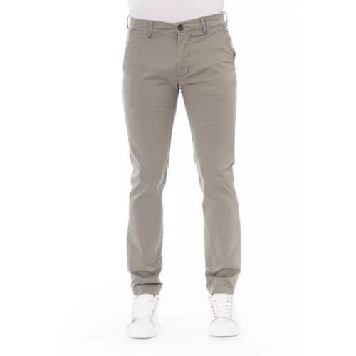 Baldinini Elegant Beige Chino Byxor Beige, Herr