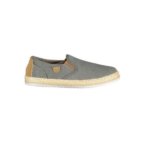 Carrera Grå Slip-On Sneakers med Kontrastdetaljer Gray, Herr