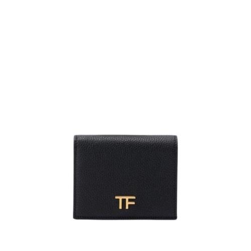 Tom Ford Svart Läder Plånbok Tara Black, Dam