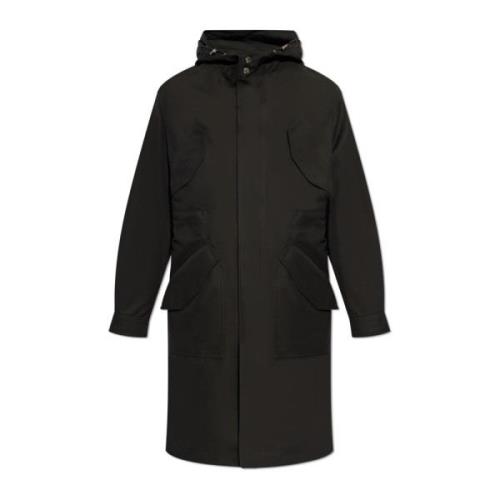 Versace Parka med La Coupe des Dieux Black, Herr