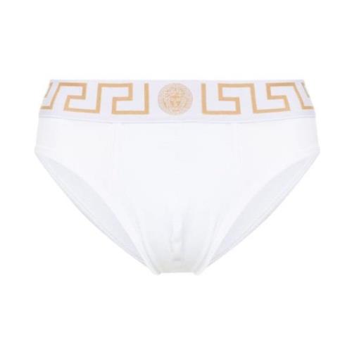 Versace Vit Greca Border Underkläder White, Herr