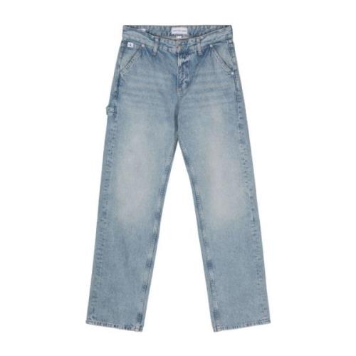 Calvin Klein Jeans Klar Blå Straight Jeans Blue, Herr