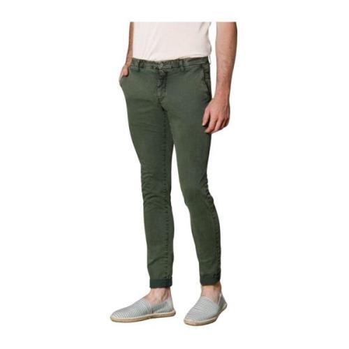 Mason's Essentiella herr chino byxor i stretch twill extra slim Green,...