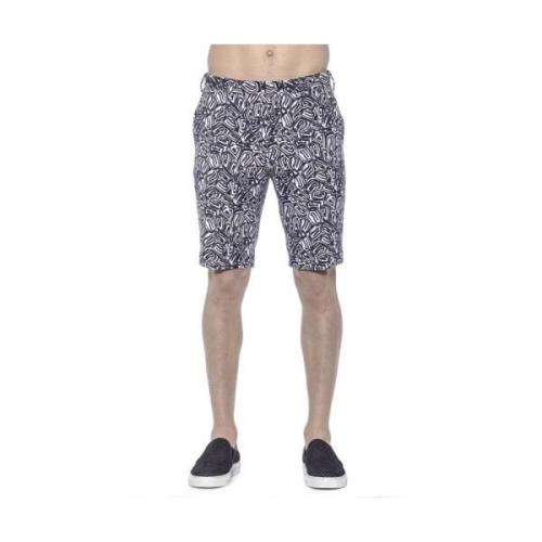 PT Torino Casual bomullsshorts med dragkedjefickor Multicolor, Herr