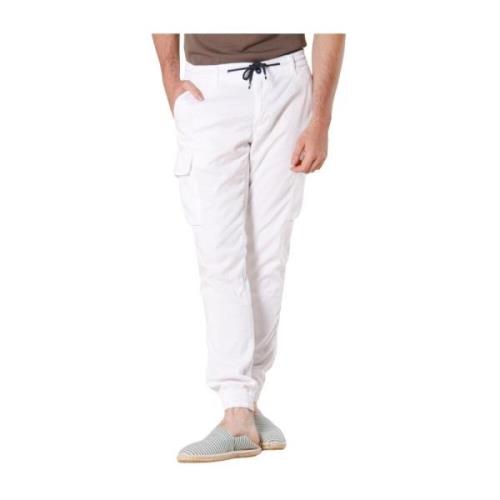 Mason's Extra Slim Cargo Jogger Byxor White, Herr