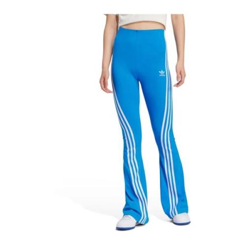 Adidas Flared Leggings för en stilren look Blue, Dam