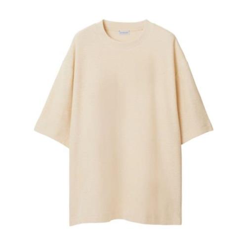 Burberry Beige Towelling T-shirts och Polos Beige, Herr