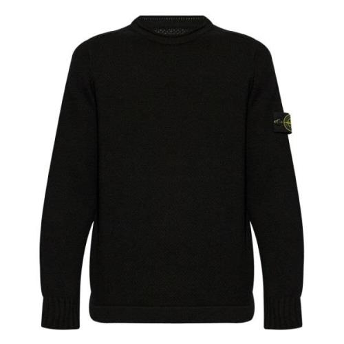 Stone Island Stilren Maglia Sweater Black, Herr