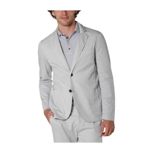 Mason's Sommar Da Vinci Herr Blazer Bomull Tencel Gray, Herr