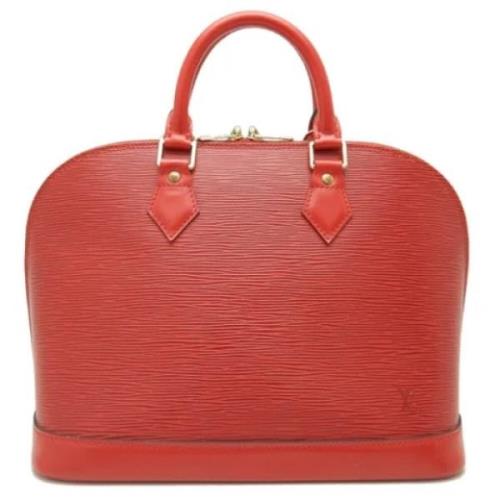 Louis Vuitton Vintage Pre-owned Laeder handvskor Red, Dam