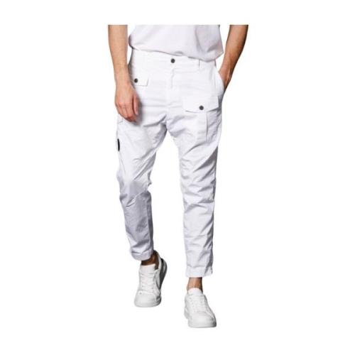 Mason's Coolpocket Cargo Byxor Begränsad Upplaga White, Herr