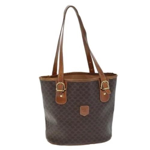 Celine Vintage Pre-owned Laeder totevskor Brown, Dam