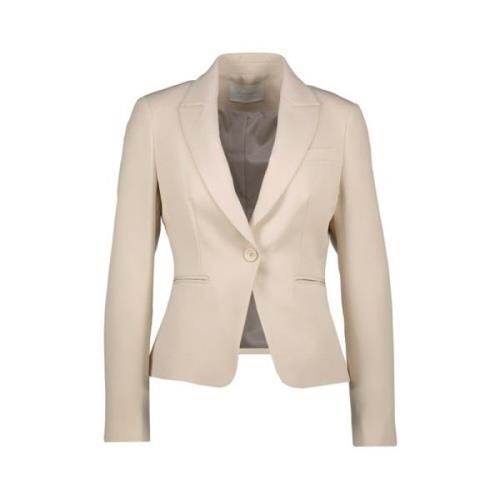 Amélie & Amélie Offwhite Blazer Beige, Dam