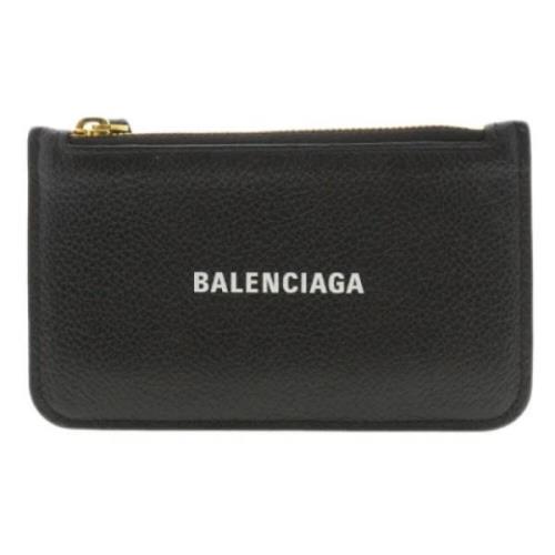 Balenciaga Vintage Pre-owned Laeder plnbcker Black, Dam