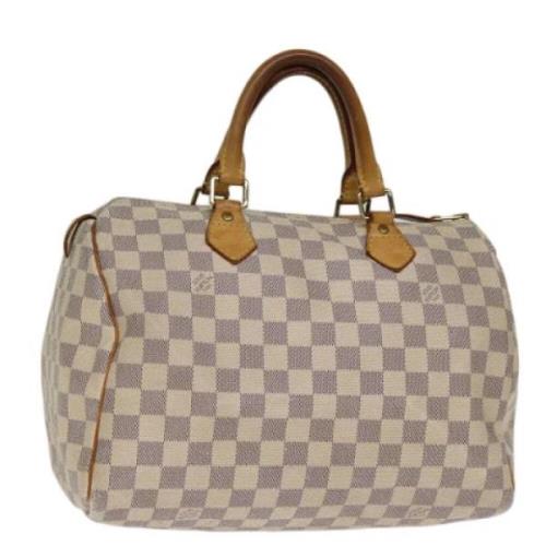 Louis Vuitton Vintage Pre-owned Canvas louis-vuitton-vskor Beige, Dam