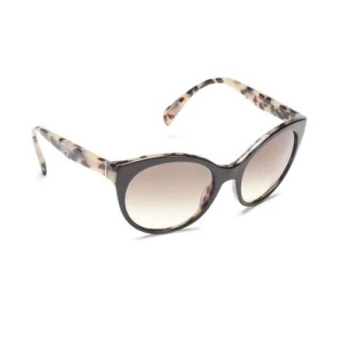 Prada Vintage Pre-owned Tyg solglasgon Black, Dam