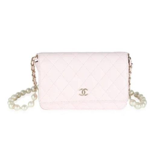 Chanel Vintage Pre-owned Laeder chanel-vskor Pink, Dam