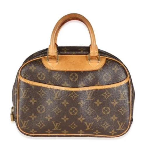 Louis Vuitton Vintage Pre-owned Canvas handvskor Brown, Dam