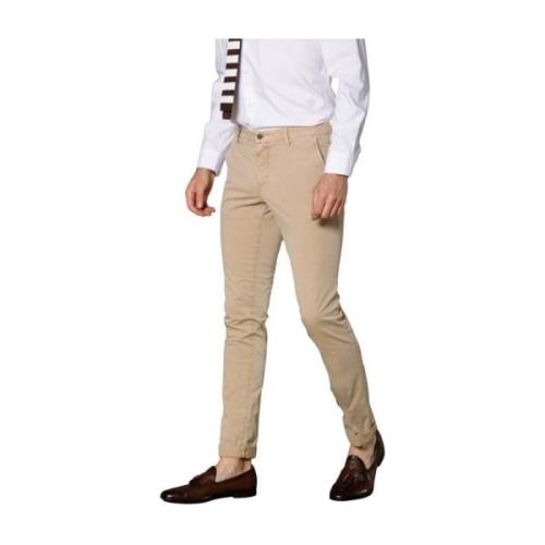 Mason's Essentiella Herr Chino Byxor Milano Stil Beige, Herr