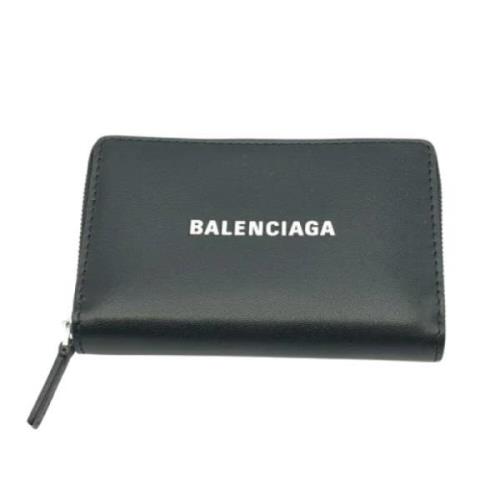 Balenciaga Vintage Pre-owned Laeder plnbcker Black, Dam