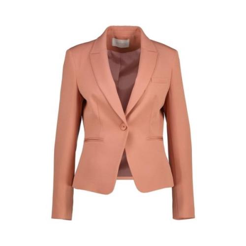 Amélie & Amélie Mörk persika blazer jacka Orange, Dam