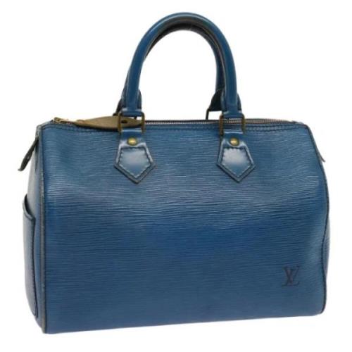 Louis Vuitton Vintage Pre-owned Laeder louis-vuitton-vskor Blue, Dam