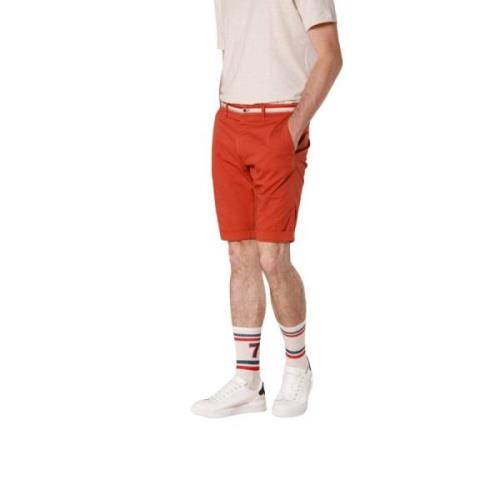 Mason's London Summer Herr Chino Bermuda Shorts Orange, Herr