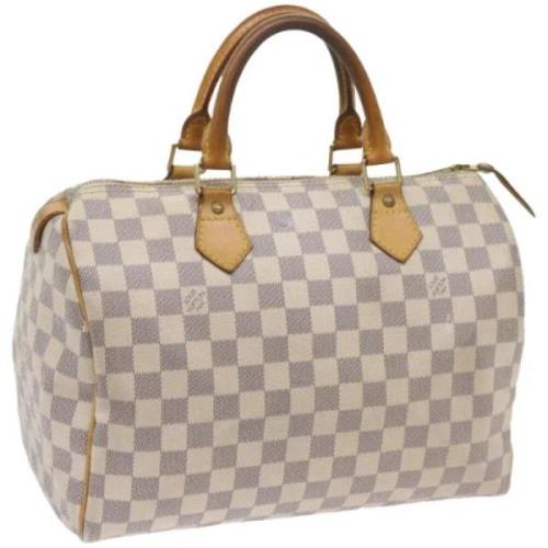 Louis Vuitton Vintage Pre-owned Canvas louis-vuitton-vskor Beige, Dam