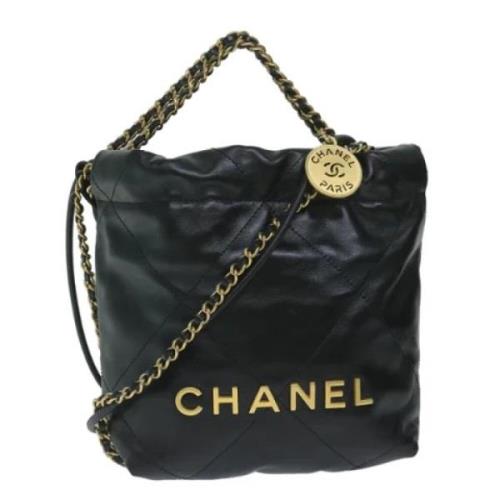 Chanel Vintage Pre-owned Laeder handvskor Black, Dam