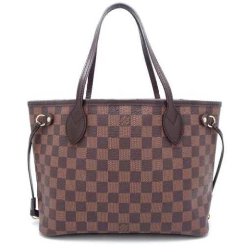 Louis Vuitton Vintage Pre-owned Canvas axelremsvskor Brown, Dam