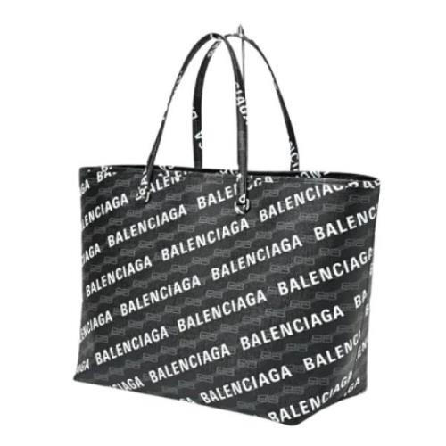 Balenciaga Vintage Pre-owned Belagd canvas balenciaga-vskor Black, Dam